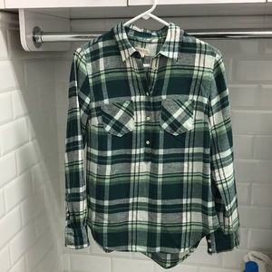 This plaid shirt is great for the fall